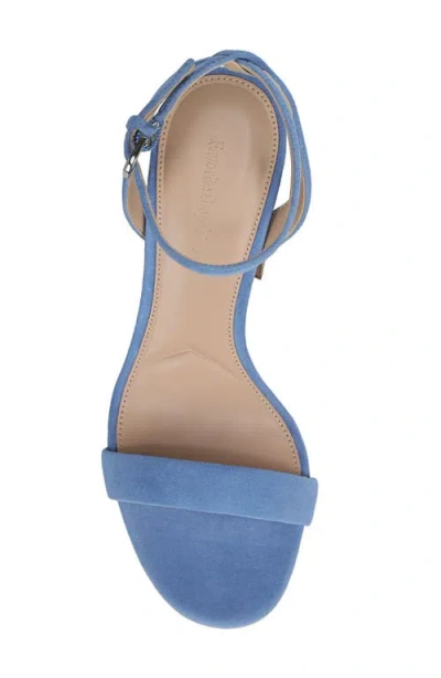 Favorite Daughter Ruby Ankle Strap Platform Sandal In Blue