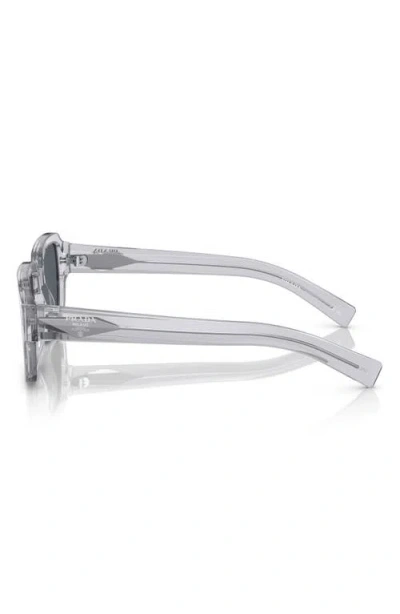 Prada Eyewear Rectangular Frame Sunglasses In Green