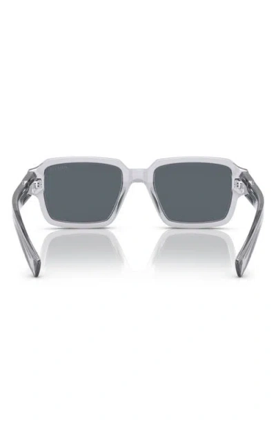 Prada Eyewear Rectangular Frame Sunglasses In Green