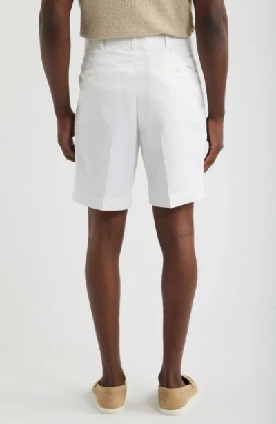 Berle Microfiber Pleated Shorts In Multi