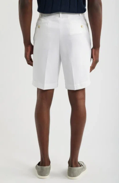 Berle Microfiber Flat Front Shorts In Multi