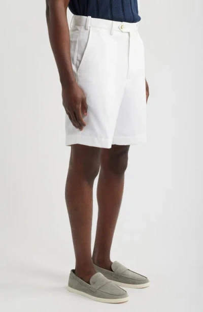Berle Microfiber Flat Front Shorts In Multi