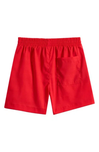American Fit Kids' Solid Drawstring Shorts In White