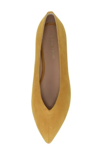 Veronica Beard Bancroft Pointed Toe Flat In Brown