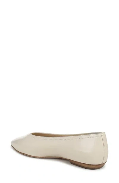 Veronica Beard Bancroft Pointed Toe Flat In White