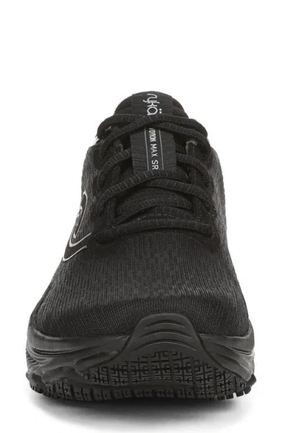 Ryka Devotion Max Sr Work Sneaker In Black