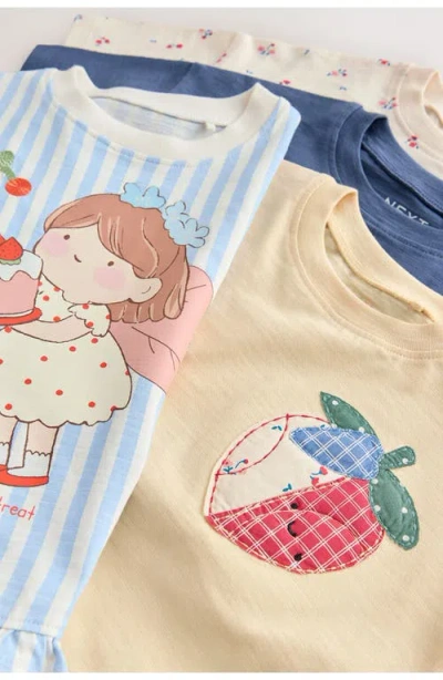 Next Kids' Assorted 4-pack Cotton T-shirts In Multi