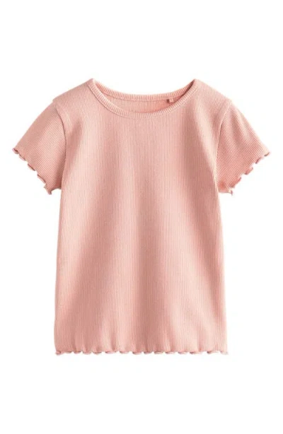Next Assorted 5-pack Rib Stretch Cotton T-shirts In Multi