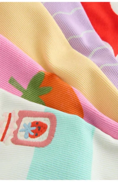 Next Rib Assorted 5-pack Cotton T-shirts In Multi