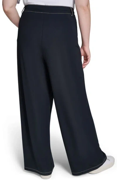 Karl Lagerfeld Paris Drawstring Pants In Blue
