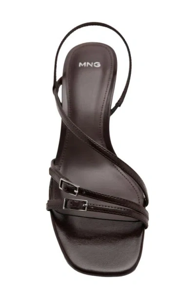 Mango Slingback Sandal In Brown