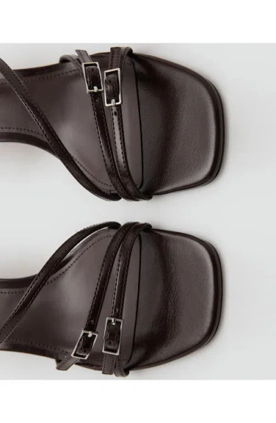 Mango Slingback Sandal In Brown