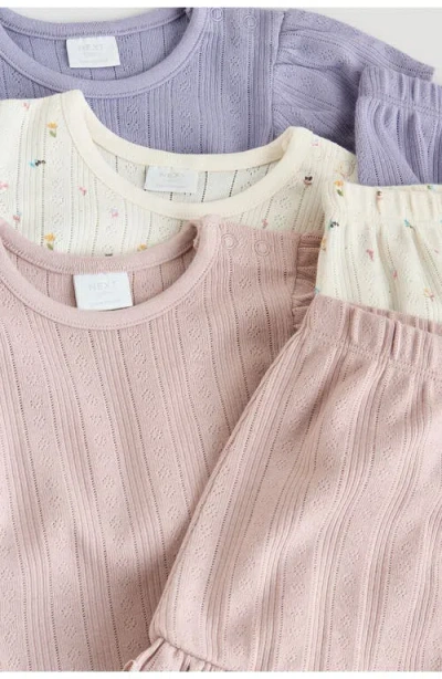 Next Pointelle Tops & Shorts Assorted 6-pack In Multi