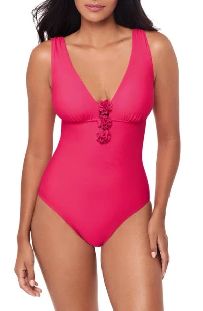Magicsuit Solid Wallis One Piece Swimsuit In Multi