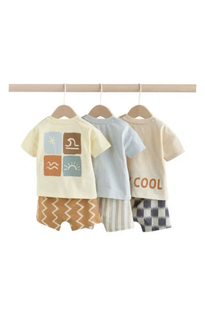Next Cotton T-shirts & Shorts Assorted 6-pack In Multi