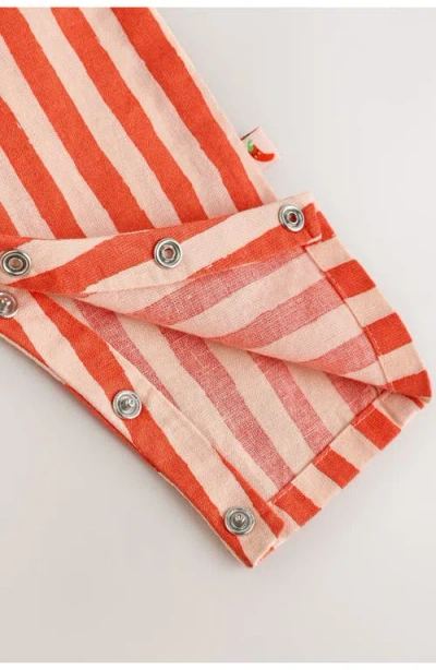 Next Just Chillin' Stripe Romper In Red