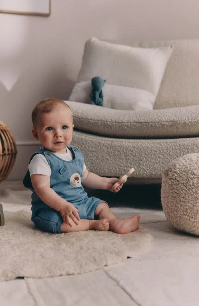 Next Woven Bear Overalls In Blue