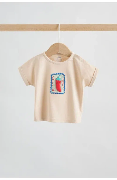 Next Chilli Appliqué T-shirt & Shorts Set In Multi