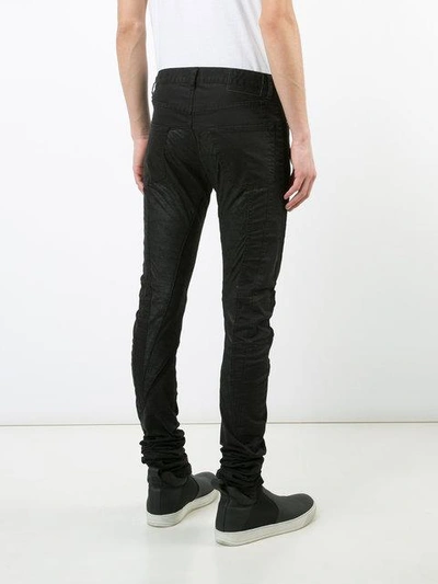 Shop Private Stock Skinny Contrast Trousers In Black