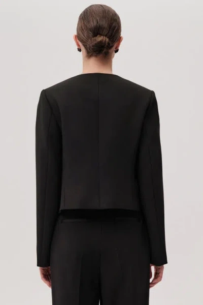Exquise Aster Structured Jacket In Black