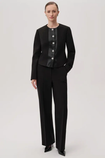 Exquise Aster Structured Jacket In Black