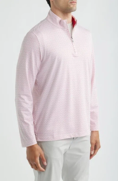 Johnston & Murphy Xc+™ Performance Game Day Quarter-zip Pullover In Pink