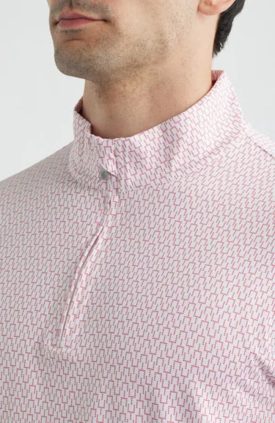 Johnston & Murphy Xc+™ Performance Game Day Quarter-zip Pullover In Pink