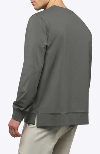 Cuts Hyperloop Split Hem Sweatshirt In Gray