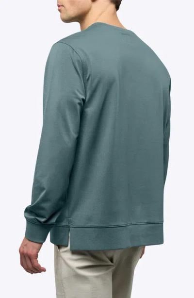 Cuts Hyperloop Split Hem Sweatshirt In Blue