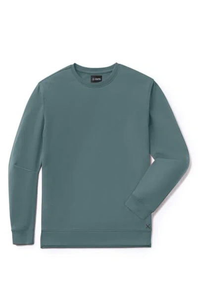 Cuts Hyperloop Split Hem Sweatshirt In Blue