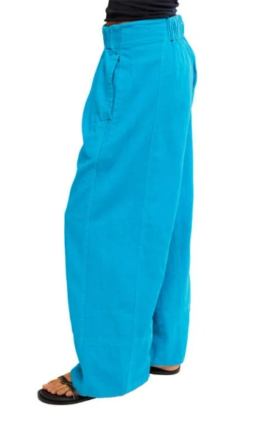Free People Days End Pull On Pants In Blue