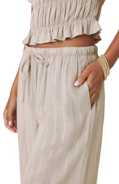 Splendid Bianca Stripe Drawstring Pants In Multi