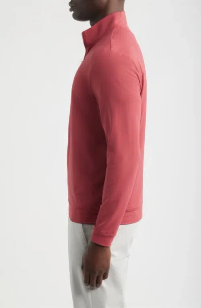 Johnnie-o Motion Performance Quarter Zip Pullover In Blue