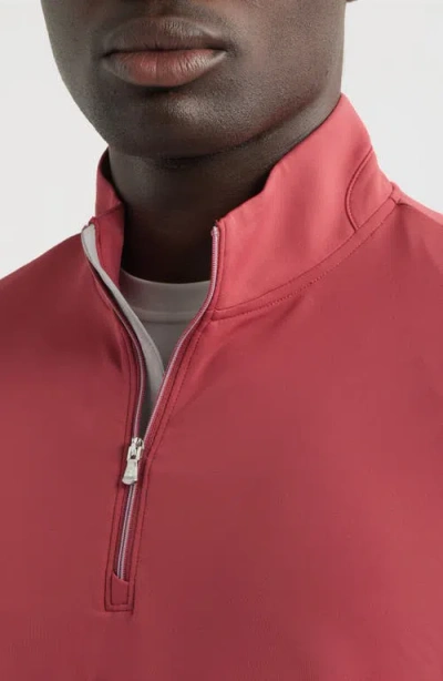 Johnnie-o Motion Performance Quarter Zip Pullover In Blue