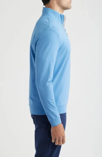 Johnnie-o Motion Performance Quarter Zip Pullover In Blue