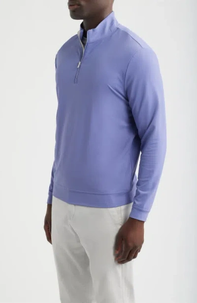 Johnnie-o Motion Performance Quarter Zip Pullover In Blue