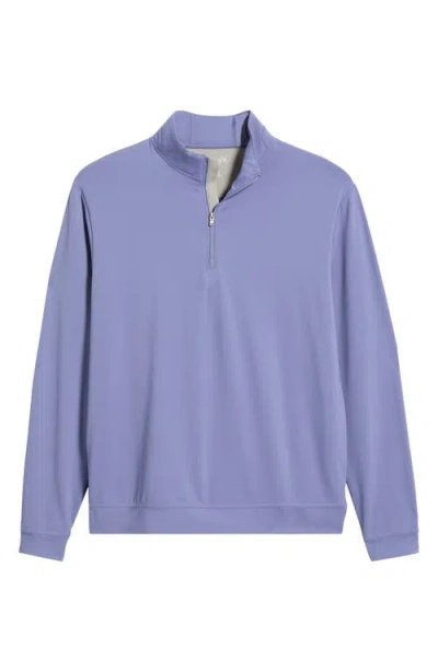 Johnnie-o Motion Performance Quarter Zip Pullover In Blue