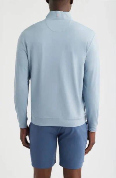 Johnnie-o Motion Performance Quarter Zip Pullover In Blue