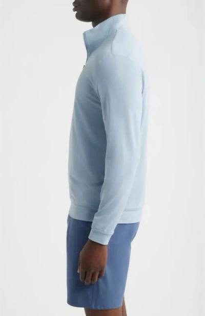 Johnnie-o Motion Performance Quarter Zip Pullover In Blue