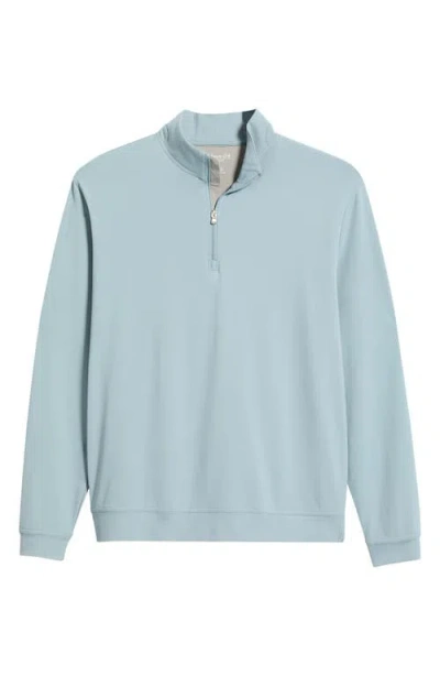 Johnnie-o Motion Performance Quarter Zip Pullover In Blue