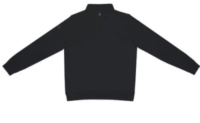 Castle Golf Performance Quarter Zip Pullover In Black
