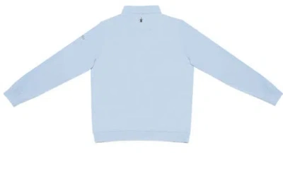 Castle Golf Performance Quarter Zip Pullover In Blue