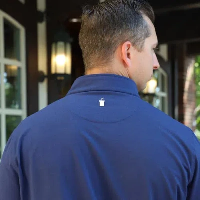 Castle Golf Performance Quarter Zip Pullover In Multi