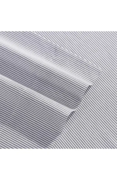 Tommy Hilfiger Ithaca Stripe Cotton Percale Sheet Set In Gray