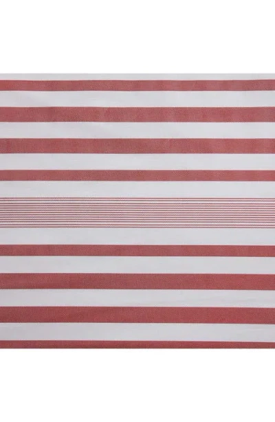 Tommy Hilfiger Beach Stripe Print Comforter Set In Pink