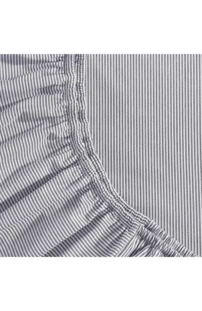Tommy Hilfiger Ithaca Stripe Cotton Percale Sheet Set In Gray