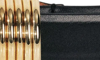 Dehanche Déhanche Hollyhock Stud Leather Belt In Black