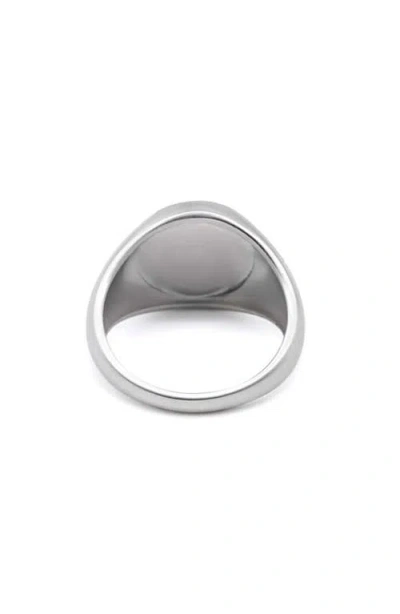 Serge Denimes Silver Ring In Metallic