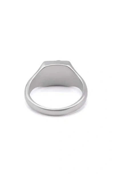 Serge Denimes Silver Oracle Ring In Silver