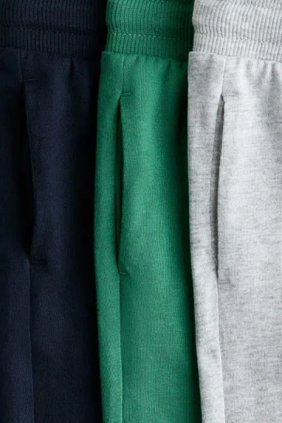 H&m 3-pack Joggers In Multi